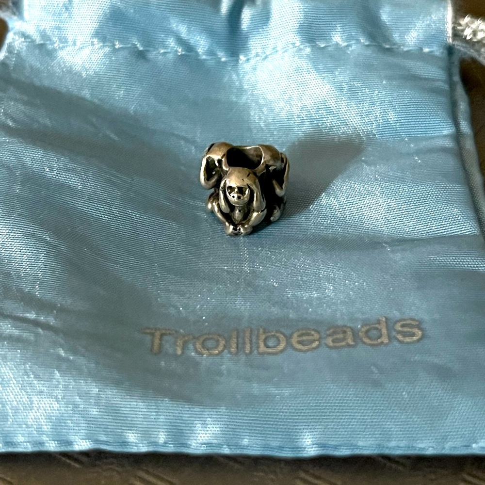 Retired Trollbead Charm “Three Monkey Bead”